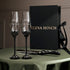 Ruta Flutes with Cake Set in Black - ELENA HONCH