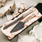 Ruta Flutes with Cake Set in Black & White - ELENA HONCH