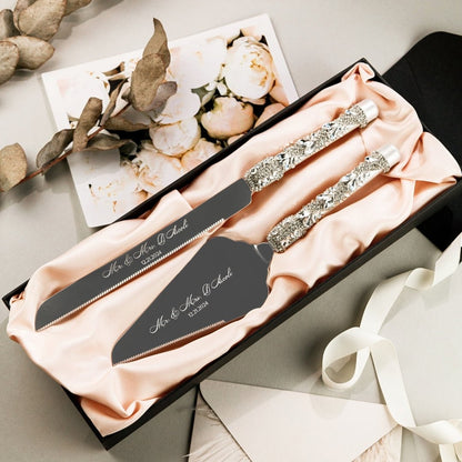 Ruta Flutes with Cake Set in Black &amp; White - ELENA HONCH