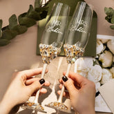 Ruta Glasses Ivory & Gold - ELENA HONCH