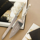Ruta Ivory Personalized Flutes & Cake Set - ELENA HONCH