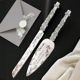 Ruta Silver Flutes & Cake Cutting Set - ELENA HONCH
