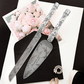 Ruta Silver Flutes & Cake Cutting Set - ELENA HONCH