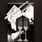 Ruta Silver flutes & Cake set - ELENA HONCH