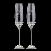 Ruta Silver Toasting Flutes - ELENA HONCH