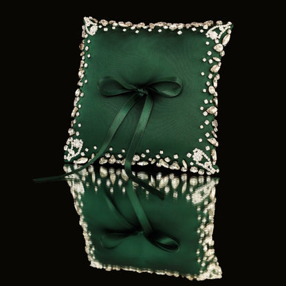 Set Emerald Tulipa with pillow - ELENA HONCH