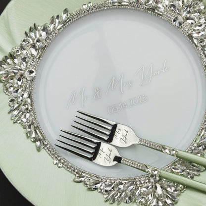 Set For Cake in Eucalyptus Color - ELENA HONCH