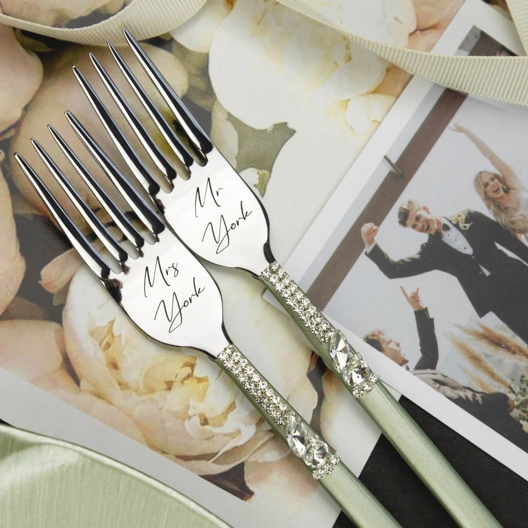 Set For Cake in Eucalyptus Color - ELENA HONCH