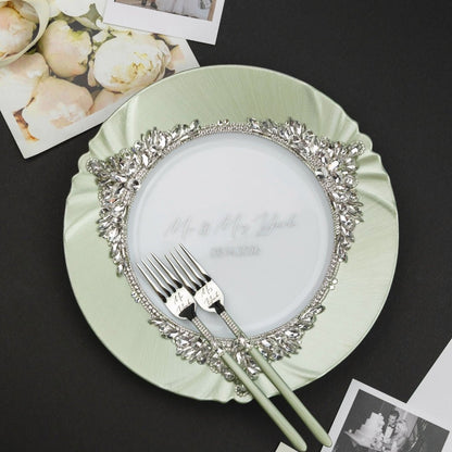 Set For Cake in Eucalyptus Color - ELENA HONCH