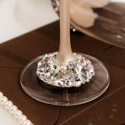 Swan - Inspired Flutes Blossom Ivory &amp; Pearls - ELENA HONCH