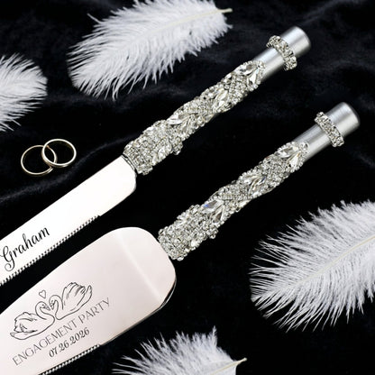 Swan Silver Cake Set - ELENA HONCH