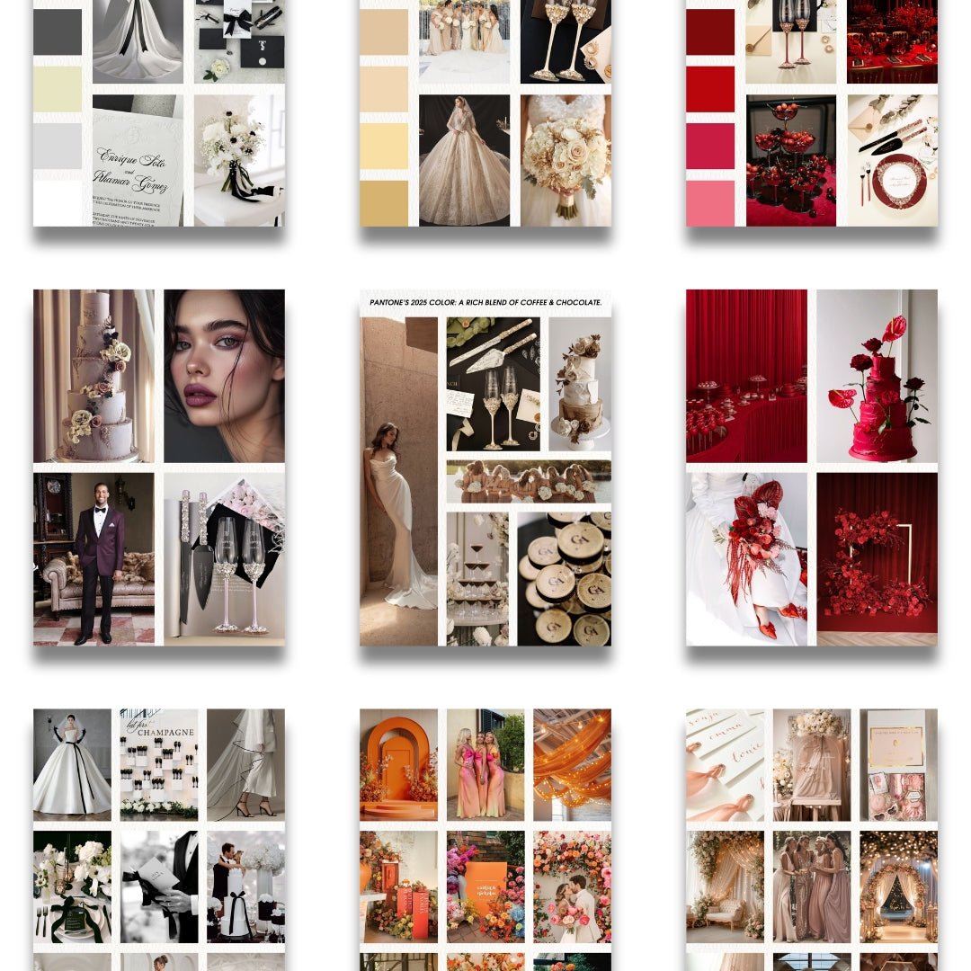 Top 30 Wedding Color Palettes 100+ Pages - ELENA HONCH