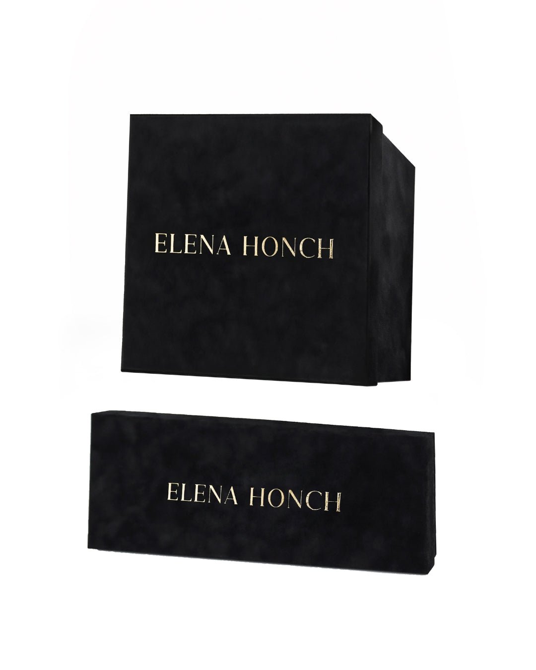 Velvet Gift Box For Flutes &amp; Cake Set - ELENA HONCH
