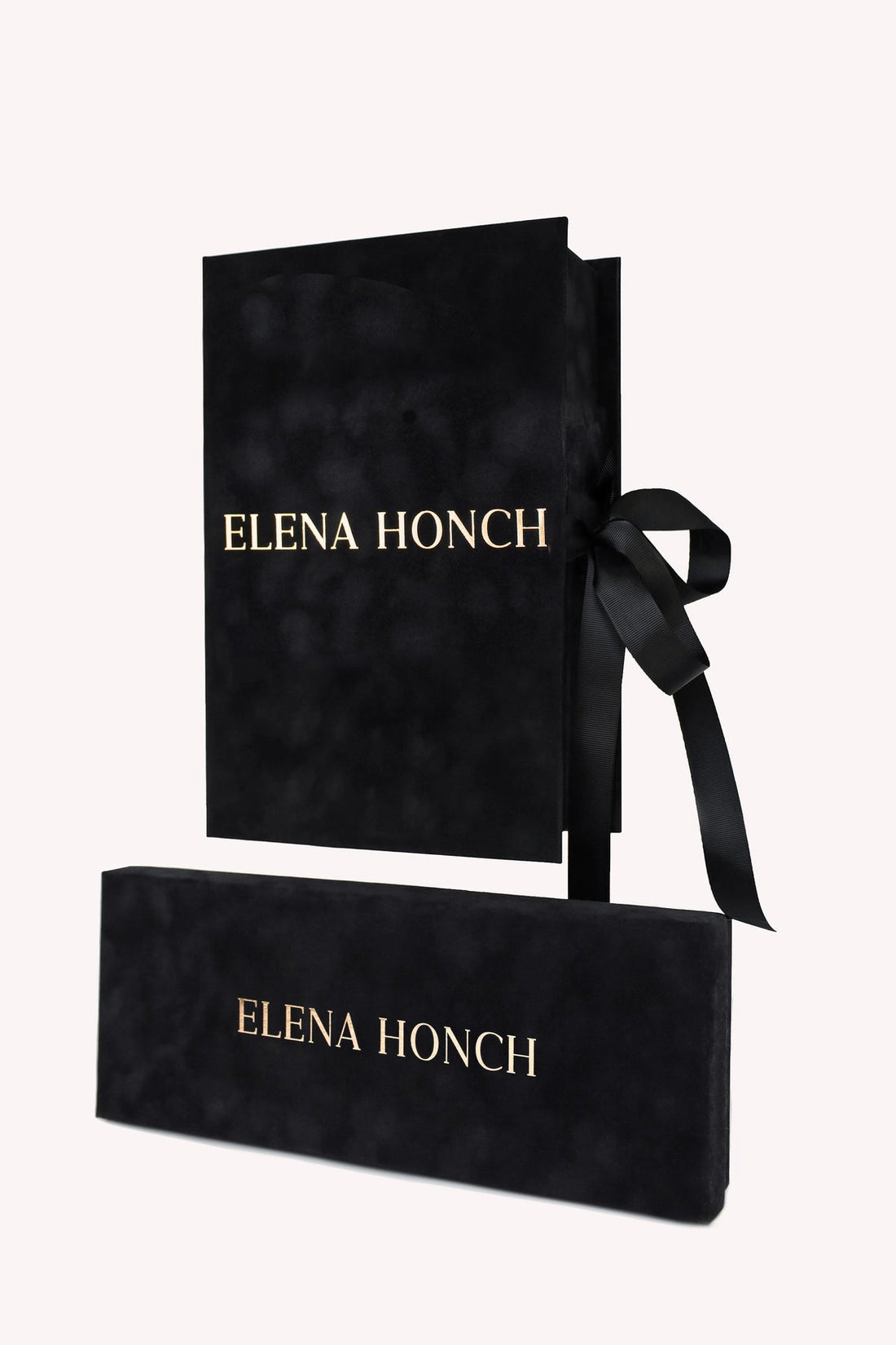 Velvet Gift Box For Flutes & Cake Set - ELENA HONCH