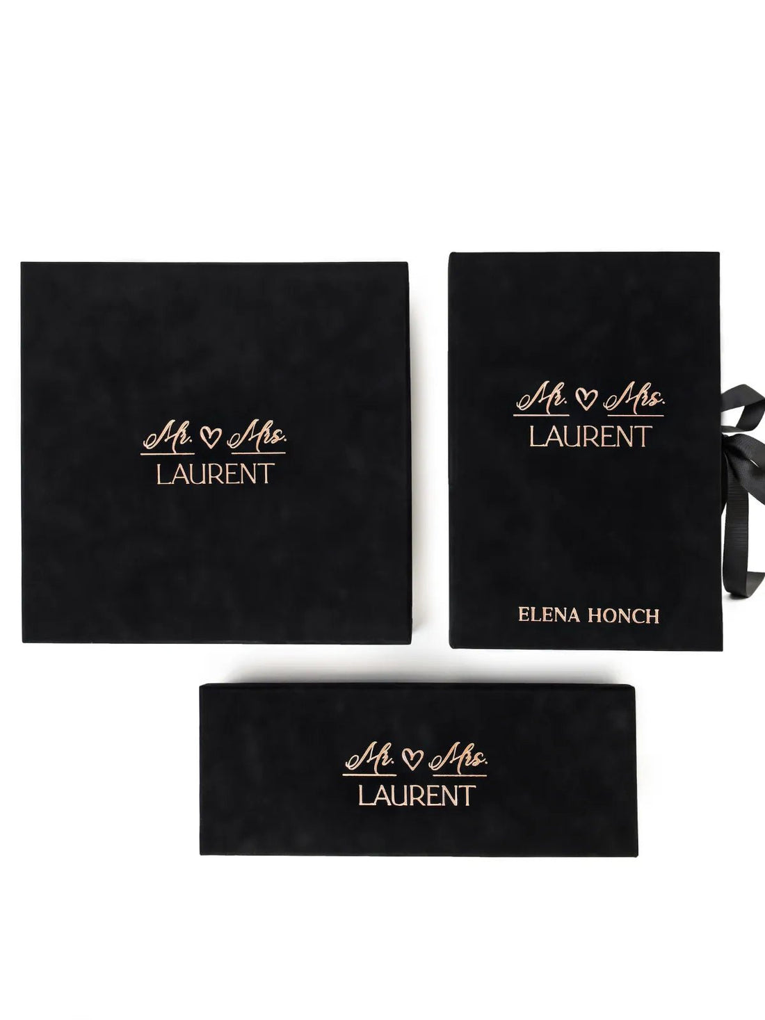 Velvet Gift Box For Full Set With Personalization - ELENA HONCH
