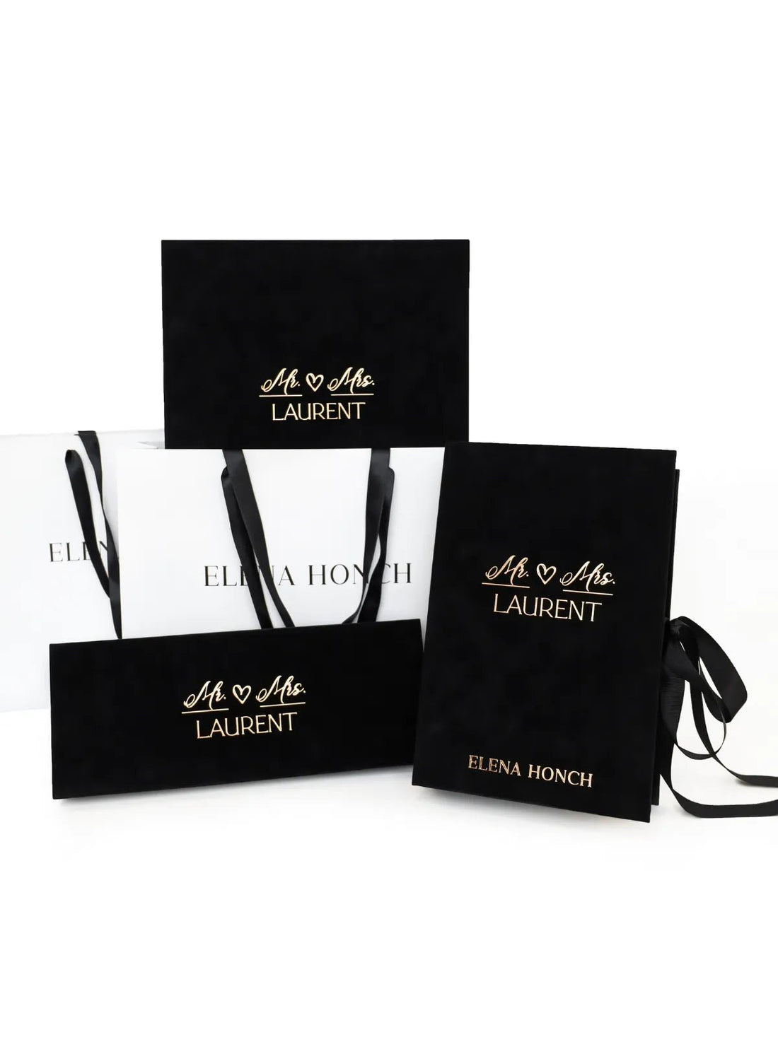 Velvet Gift Box For Full Set With Personalization - ELENA HONCH