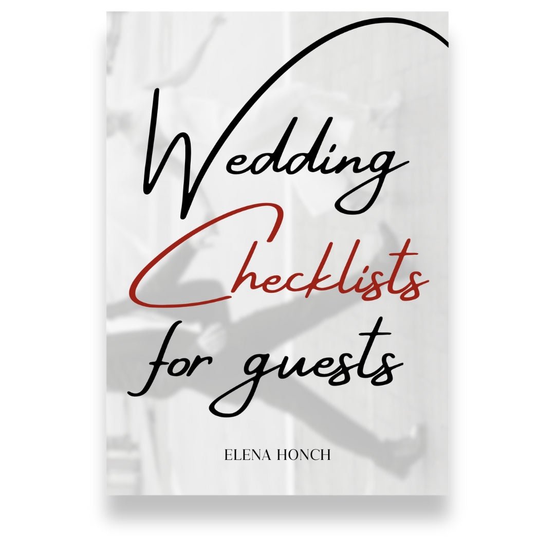 Wedding Checklists for Guests - ELENA HONCH