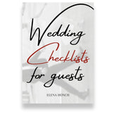 Wedding Checklists for Guests - ELENA HONCH