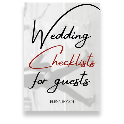 Wedding Checklists for Guests - ELENA HONCH