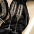 Wedding Glasses Black & Gold - ELENA HONCH