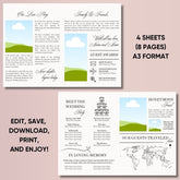 Wedding Newspaper Template - ELENA HONCH