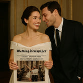 Wedding Newspaper Template - ELENA HONCH