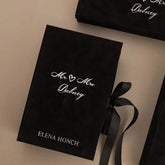 White Set Blossom in Silver Satin-Lined Boxes - ELENA HONCH