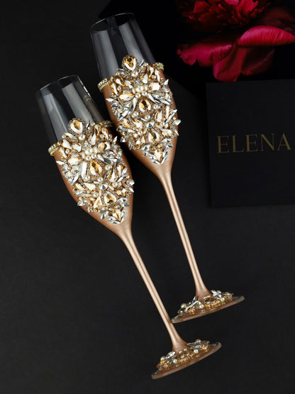 Flutes In Champagne Color