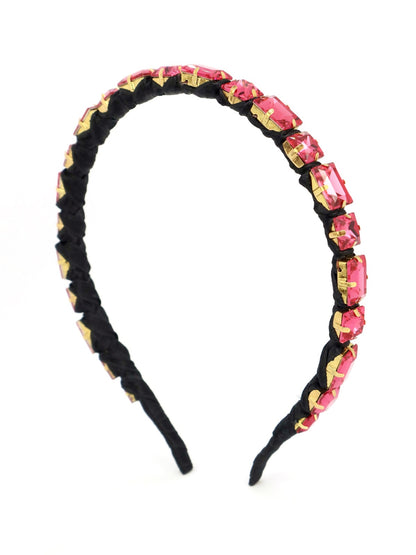 Headband Annet Pink &amp; Black